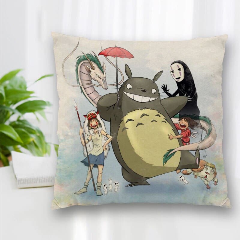 Housse De Coussin Totoro Saga Ghibli Univers Ghibli Boutique Ghibli